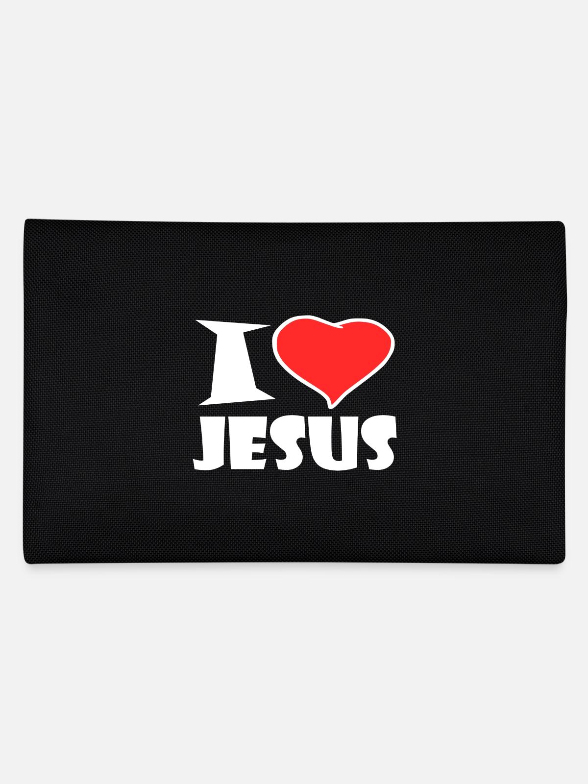 J'aime jésus - Trousse - noir - Dos