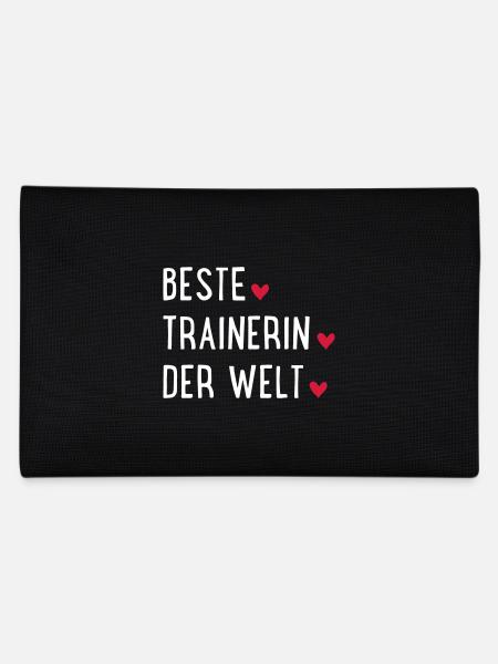 Beste Trainerin der Welt - Federtasche - Schwarz - Hinten