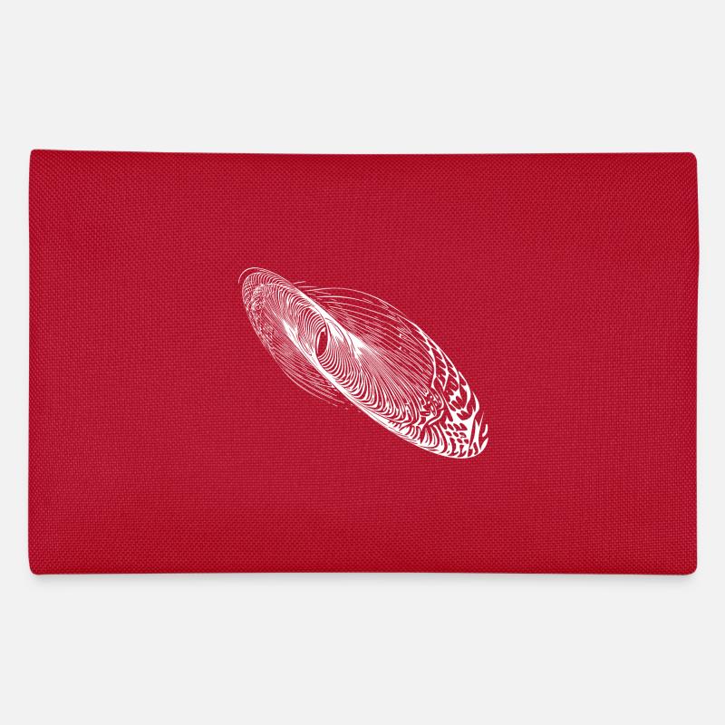 Abstrakte Schwingung Form Ellipse Federtasche