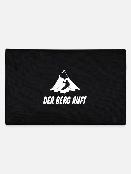 Skifahren - Der Berg ruft - Federtasche - Schwarz - Hinten