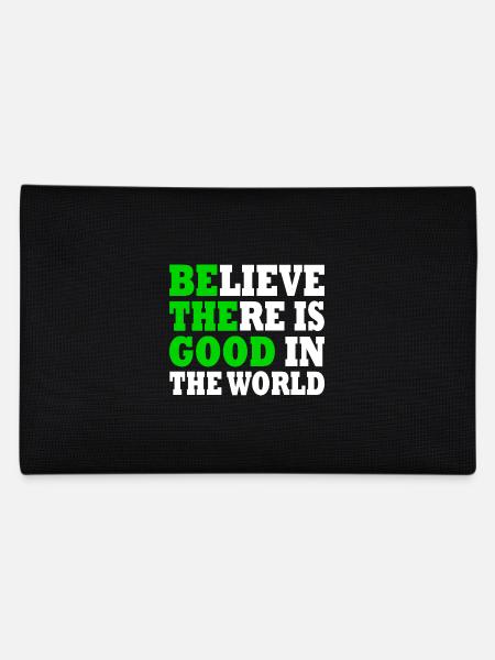 believe there is good in the world - Trousse - noir - Dos