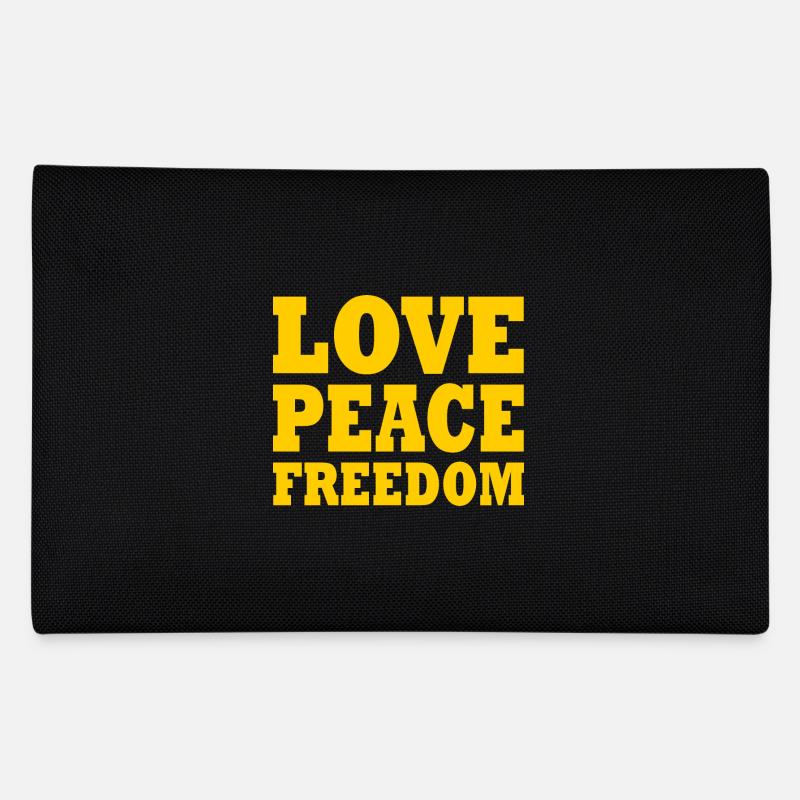 Love peace freedom Trousse