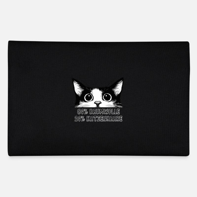 Chat 80% Coton 20% Poils de chat Drôle de dicton Trousse