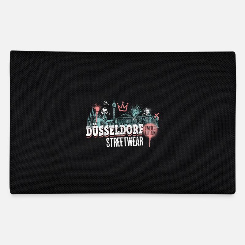 Düsseldorf Skyline Stadt Deutschland Graffiti Federtasche