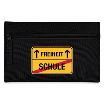 Schule – Freiheit - Federtasche - Schwarz - Vorne