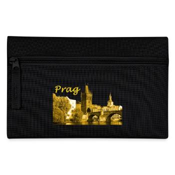 Prag die Goldene Stadt - Federtasche - Schwarz - Vorne
