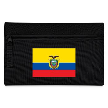 Nationalflagge von Ecuador - Federtasche - Schwarz - Vorne