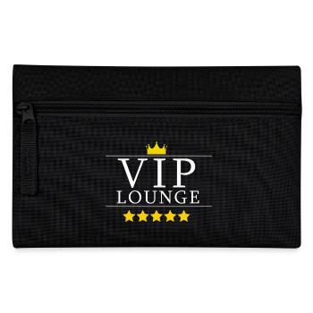VIP Lounge Design Geschenk - Federtasche - Schwarz - Vorne