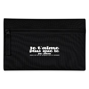 Je t'aime Ju-Jitsu noel - Trousse - noir - Devant