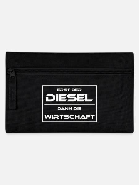 Diesel Fahrverbot Wirtschaft - Federtasche - Schwarz
