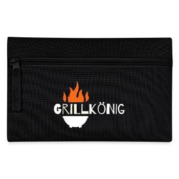 Grill König - Federtasche - Schwarz - Vorne