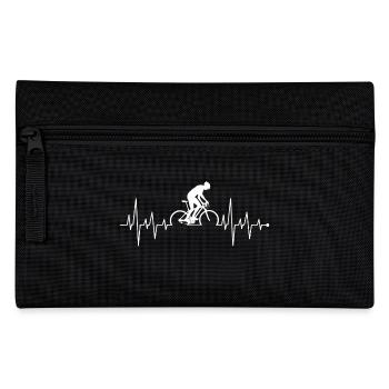 Mountain biking gift mountain biker mountain - Pencil Case - black - Front