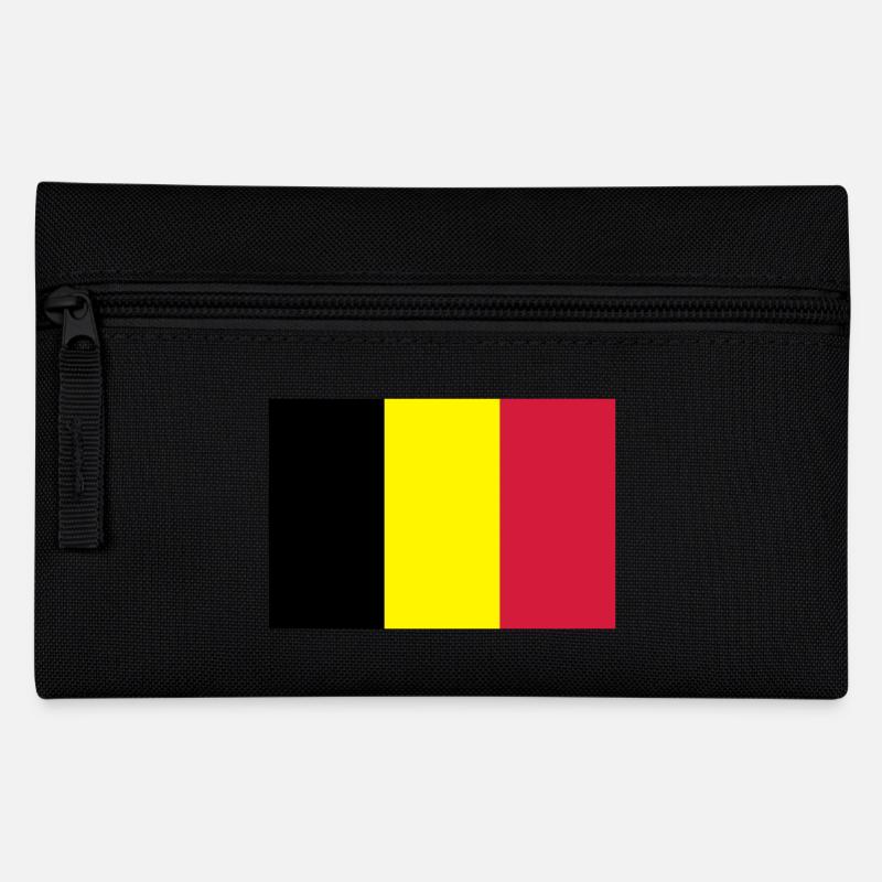 drapeau_belgique - Pencil Case - black