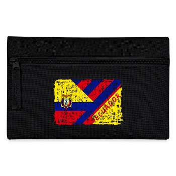 Equateur drapeau design / cadeau Amérique du Sud - Trousse - noir - Devant