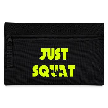 Just squat - Federtasche - Schwarz - Vorne