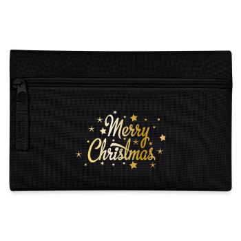 Frohe Weihnachten - Federtasche - Schwarz - Vorne