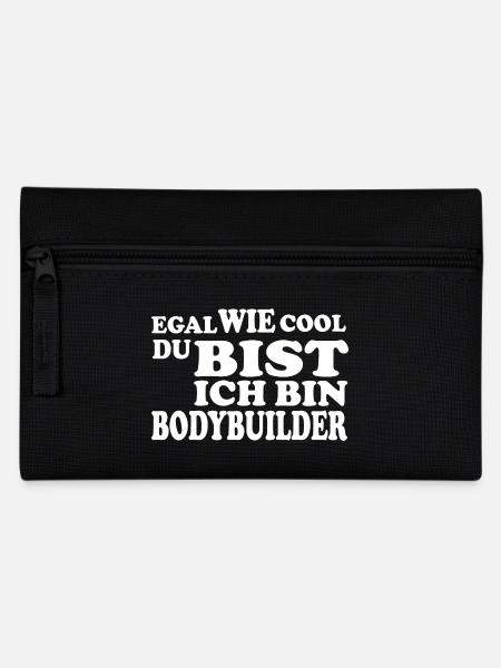 Bodybuilder - Federtasche - Schwarz