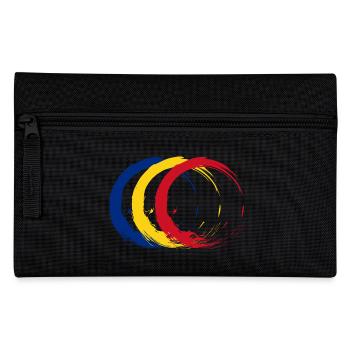 Flag of Romania - Pencil Case - black - Front