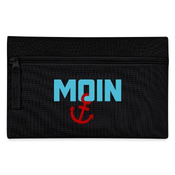 Moin ancre Ahoi Mer du Nord Mer Baltique plage vacances côte - Trousse - noir - Devant