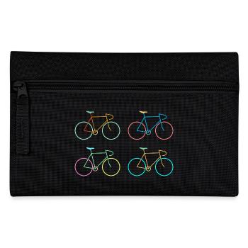 Racing bike colorful - Pencil Case - black - Front