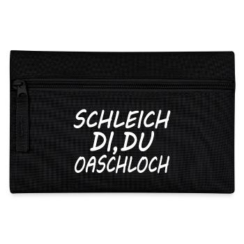 schleich di du oaschloch - Federtasche - Schwarz - Vorne
