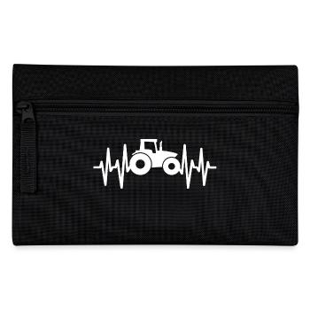 Tractor Heartbeat - Pencil Case - black - Front