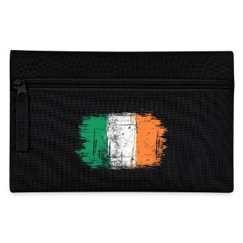 Impression au coup de pinceau du drapeau irlandais - Trousse - noir - Devant