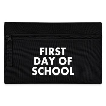 First day of school - Pencil Case - black - Front