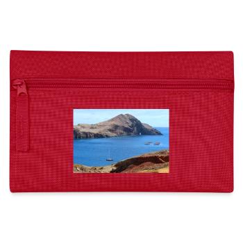 Madeira Portugal Poster - Federtasche - Rot - Vorne