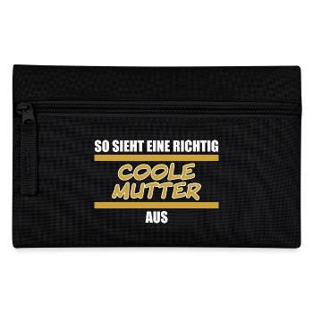 so sieht eine richtig coole Mutter aus white - Federtasche - Schwarz - Vorne