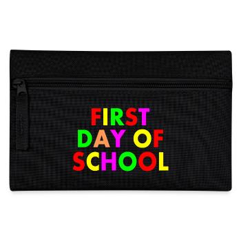 First day of school - Pencil Case - black - Front