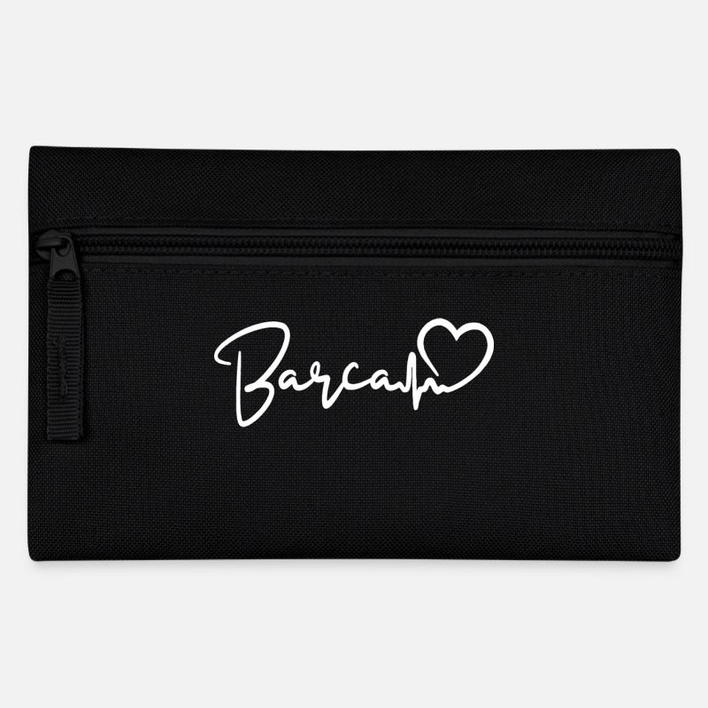 Barca Herzschlag Spanien Barcelona - Federtasche - Schwarz
