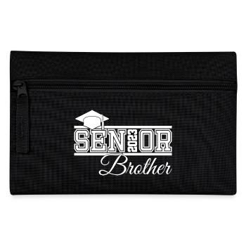 Senior 2023 Bruder stolzer Bruder des Absolventen - Federtasche - Schwarz - Vorne