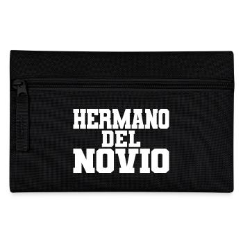 Hermano del Novio Groom's Brother Wedding Gift - Pencil Case - black - Front