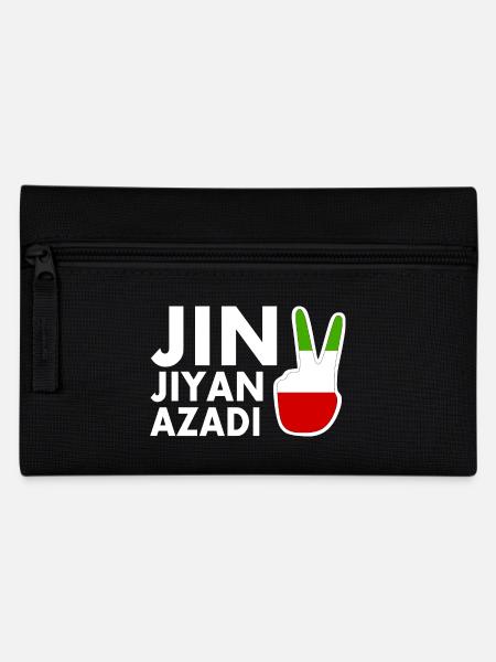 jin jiyan azadi - Federtasche - Schwarz