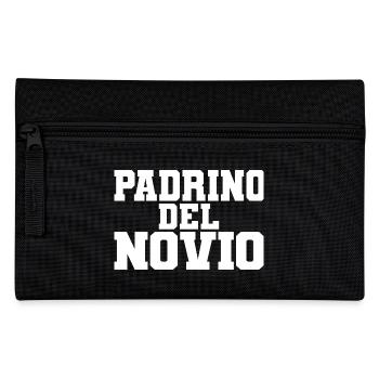 Padrino del Novio Groom's Best Man Wedding Gift - Pencil Case - black - Front