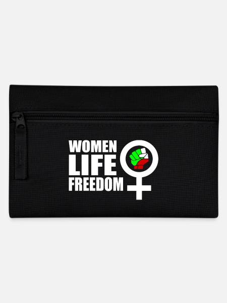 Women life freedom iran - Federtasche - Schwarz
