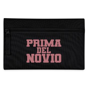 Prima del Novio Groom's Cousin Women Wedding Gift - Pencil Case - black - Front