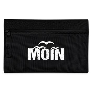 Moin Möwen Vintage Moin - Federtasche - Schwarz - Vorne