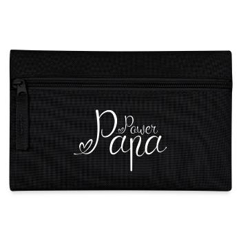 Power Papa Weiß1 - Federtasche - Schwarz - Vorne