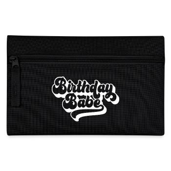 Birthday Babe Matching Group Birthday Party Gift - Pencil Case - black - Front