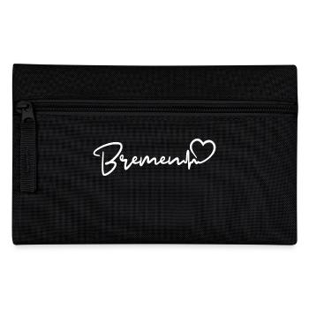 Bremen Herzschlag Hansestadt Bremen - Federtasche - Schwarz - Vorne