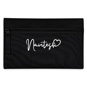 Nantes Herzschlag - Federtasche - Schwarz - Vorne