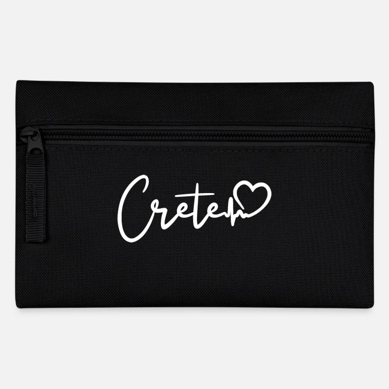Crète heartbeat île de Crète - Trousse - noir