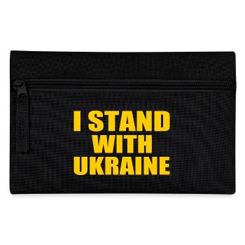 I stand with ukraine - Trousse - noir - Devant