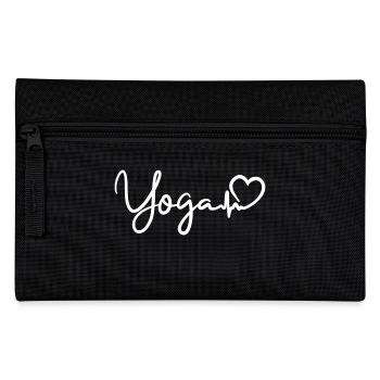Yoga Heartbeat - Pencil Case - black - Front