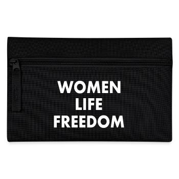 Women life freedom - Pencil Case - black - Front