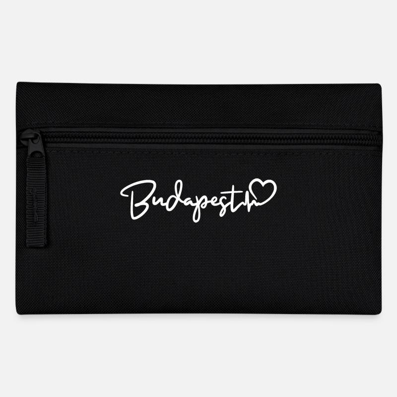 Budapest Herzschlag - Federtasche - Schwarz