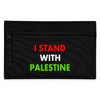 I stand with palestine - Trousse - noir - Devant