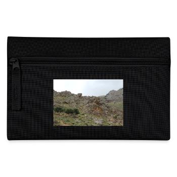 Montagnes de montagne Paysage de montagne Poster - Trousse - noir - Devant